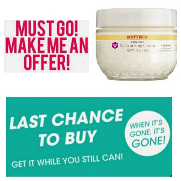 Burt's Bees Renewal Firming Moisturizing Cream with natural retinol alternative